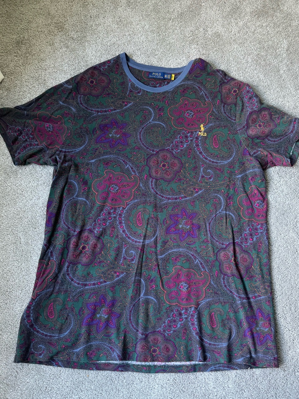 Polo Ralph Lauren multicolor Paisley Print Tee 2XLT